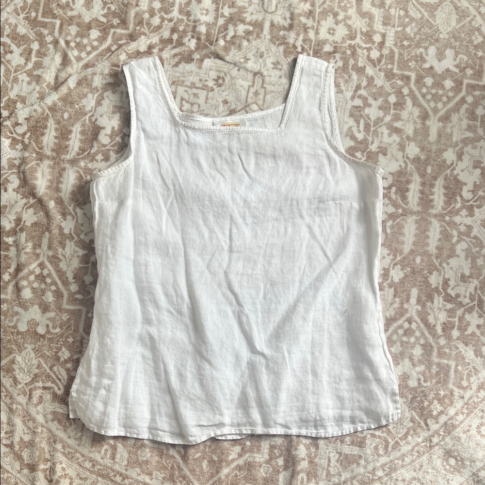 Talbots White Tank Top